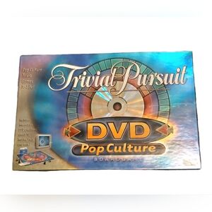 VTG Trivial Pursuit DVD Pop Culture Board Game Parker Brothers 2003 EUC